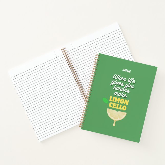 Cuaderno Cita de moda de Limoncello (Interior)