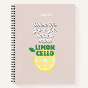 Cuaderno Cita de moda de Limoncello