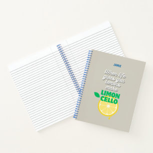 Cuaderno Cita de moda de Limoncello