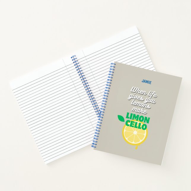 Cuaderno Cita de moda de Limoncello (Interior)