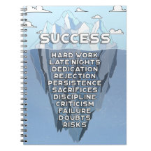 Cita de Motivación Montaña de Éxito Iceberg
