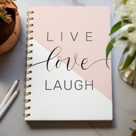 Cuaderno Cita de motivación positiva para el amor en vivo m