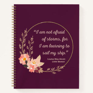 Cuaderno Cita de Mujercitas I - Estilo Adorable