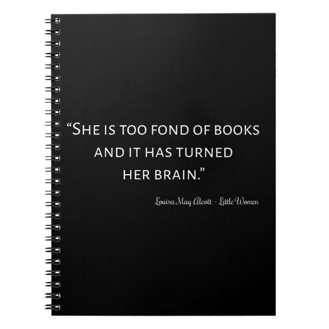 Cuaderno Cita de mujeres pequeñas II - Estilo clásico (Frente)
