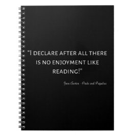 Cuaderno Cita de orgullo y prejuicio III