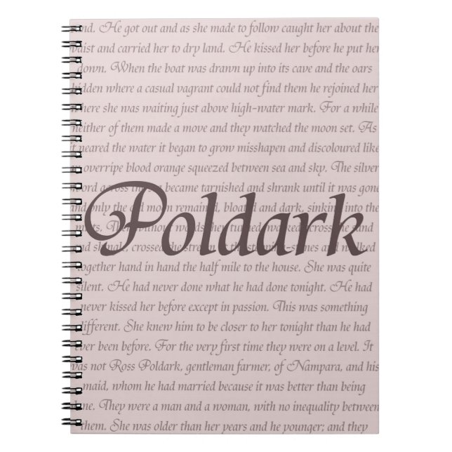 Cuaderno Cita de Poldark (Frente)