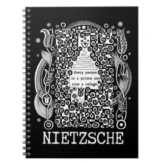 Cuaderno Cita de Prisión y REFUGE de Nietzsche