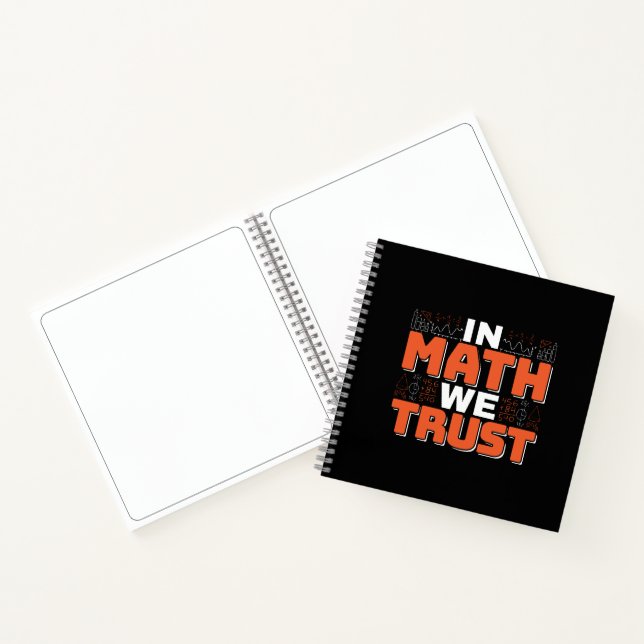 Cuaderno Cita de profesor de matemáticas - En Matemáticas C (Interior)