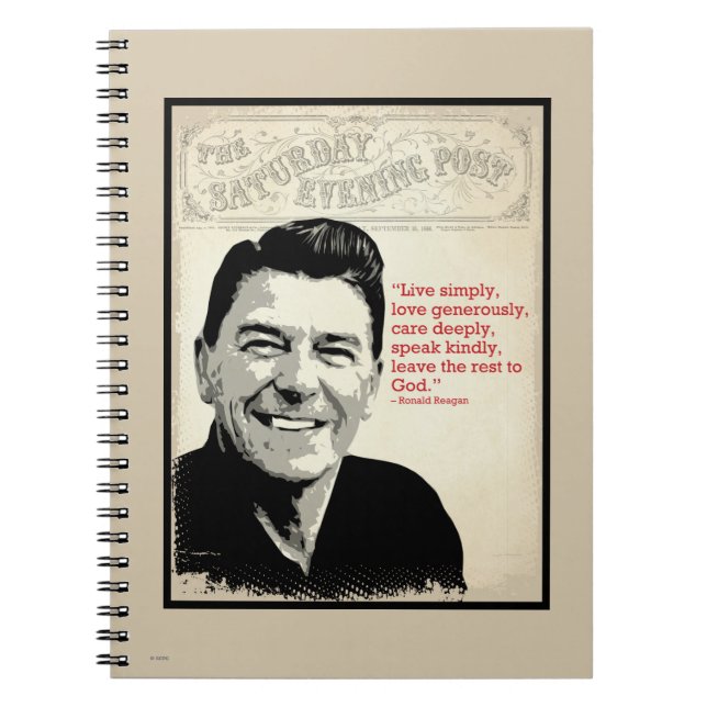 Cuaderno Cita de Ronald Reagan (Frente)