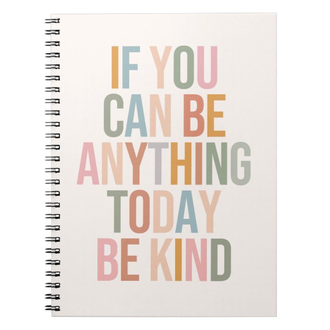 Cuaderno Cita de ser amable (Frente)