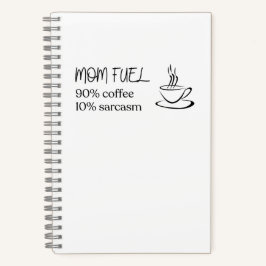 Cuaderno Cita de silueta para café de mamá