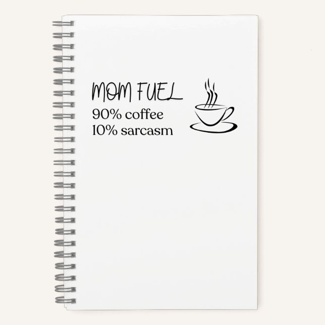 Cuaderno Cita de silueta para café de mamá (Anverso)