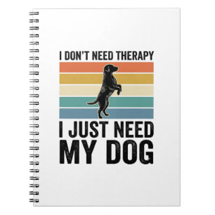 Cuaderno Cita de Terapia para Amantes de Perros Diseño de G