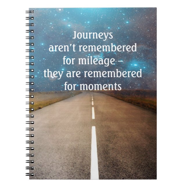 Cuaderno Cita de viaje de Recuerdos de viaje por carretera (Frente)