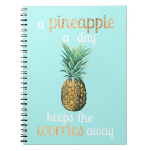 Cuaderno Cita de vida de piña
