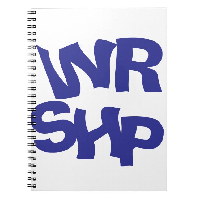 Cuaderno Cita de WORSHIP (Frente)