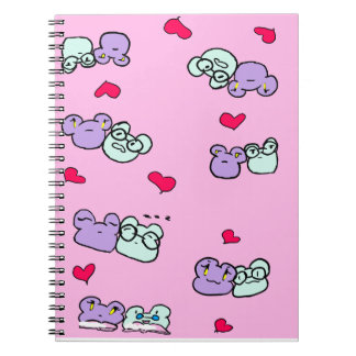Cuaderno Cita del día de San Valentín con rana linda