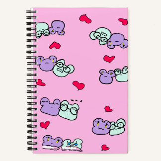 Cuaderno Cita del día de San Valentín de rana linda