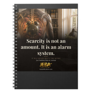 Cuaderno Cita del Libro Escasez Es un Sistema de Alarma