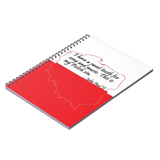 Cuaderno Cita del Papa Juan Pablo II (Lado Izquierdo)