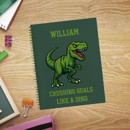 Cuaderno Cita del Tyrannosaurus Rex Jurásico del dinosaurio
