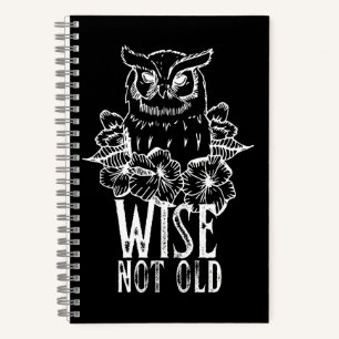Cuaderno Cita Divertida de Búho Sabio No Viejo