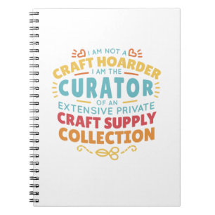 Cuaderno Cita divertida de coleccionista de objetos de arte