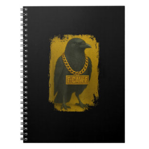 Cuaderno Cita Divertida de Cuervo F-Caw-F Humor de Adultos