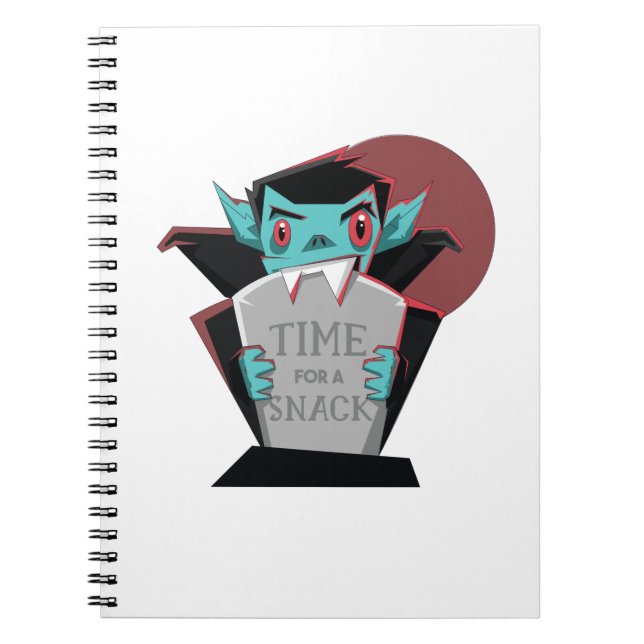 Cuaderno Cita Divertida de Drácula (Frente)