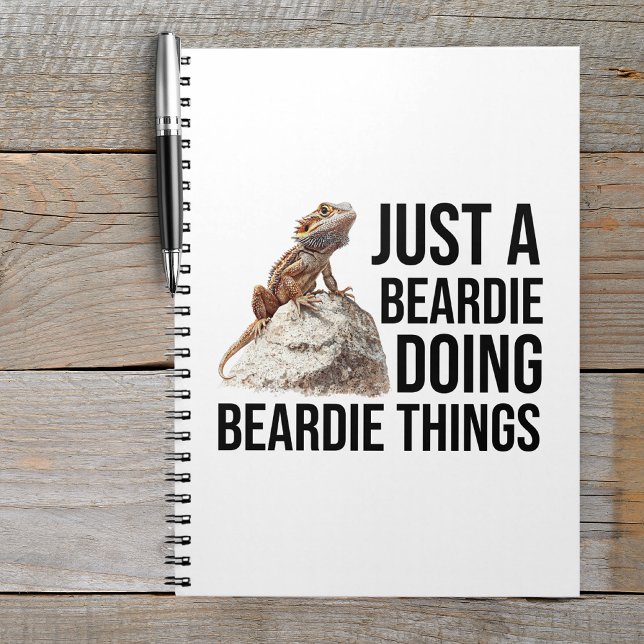 Cuaderno Cita divertida de Dragon Beardie Beardie (Subido por el creador)