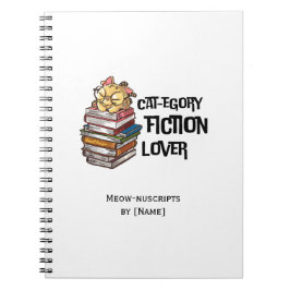 Cuaderno Cita Divertida de Gato Amante de Libros Amante de 