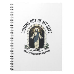 Cuaderno Cita divertida de la cueva de la resurrección grab
