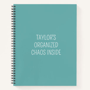 Cuaderno Cita divertida de la organización para hacer lista
