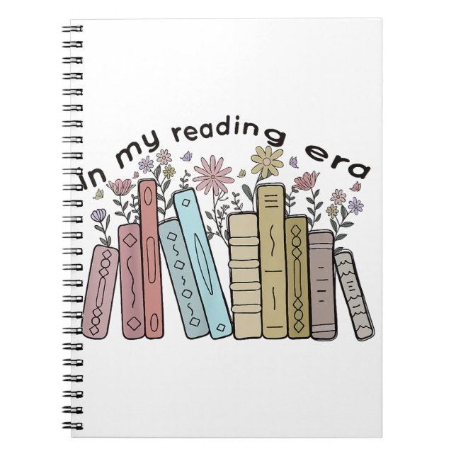 Cuaderno Cita divertida de lector de libros en mi era de le (Frente)