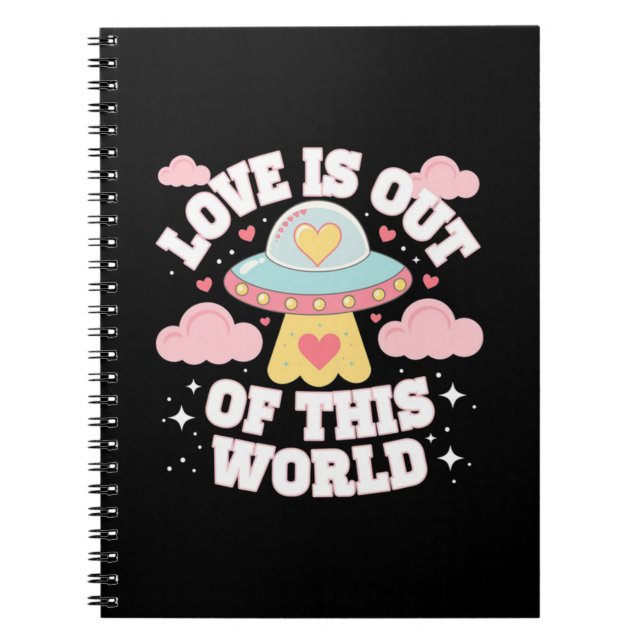 Cuaderno Cita divertida de meme de Out of This World (Frente)