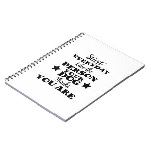 Cuaderno Cita Divertida de Perro Mascota