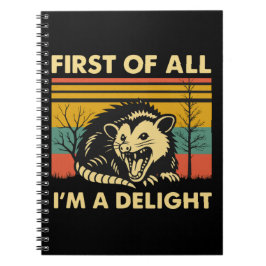 Cuaderno Cita Divertida de Zarigüeya - Primero que Todo Soy