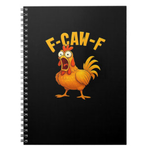 Cuaderno Cita divertida esencial de pollo F-Caw-F