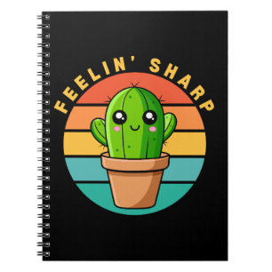 Cuaderno Cita Divertida Kawaii Cactus Lindo