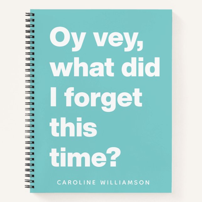 Cuaderno Cita divertida para olvidados que aceptan nombre d (Anverso)