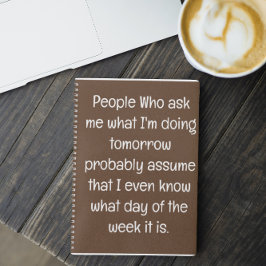 Cuaderno Cita divertida para olvidados que hagan lista de e