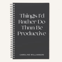 Cuaderno Cita divertida: Procrastinación perezosa personali