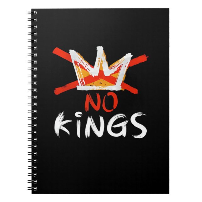Cuaderno Cita divertida sin rey estilo creativo retro (Frente)