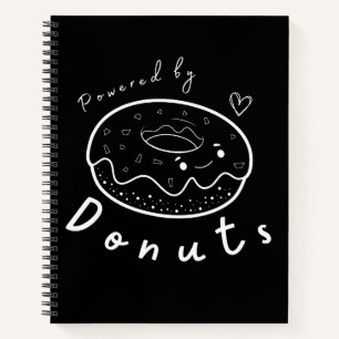 Cuaderno Cita Divertida y Bonita de Donut Kawaii