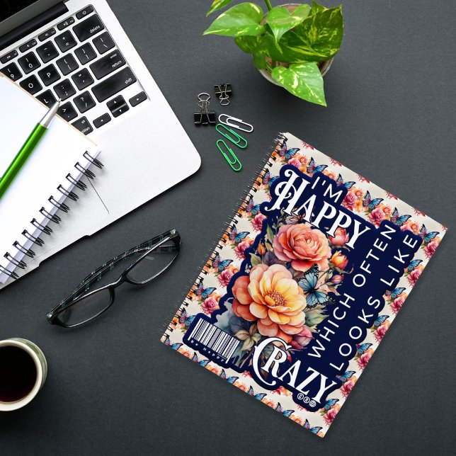 Cuaderno Cita feliz divertida por toda la impresión (Subido por el creador)