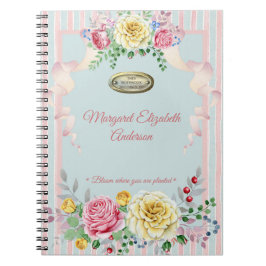 Cuaderno Cita floral conocida de encargo