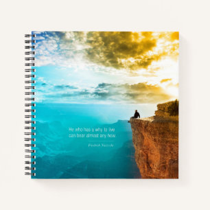 Cuaderno Cita Friedrich Nietzsche Aventura Naturaleza Natur