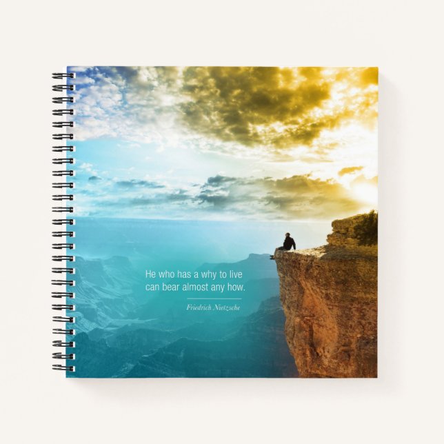 Cuaderno Cita Friedrich Nietzsche Naturaleza naturaleza ave (Anverso)