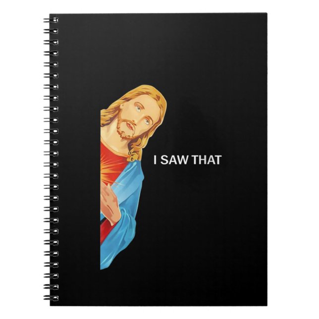 Cuaderno Cita Graciosa De Mujeres Meme De Jesús Vi Ese Cris (Frente)