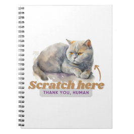 Cuaderno Cita humorística para los amantes del gato